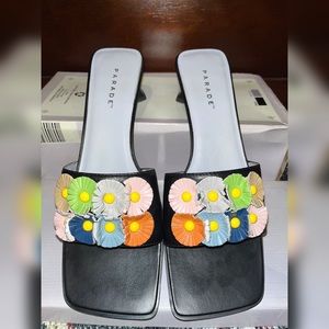 Parade Flower Kitten Heels